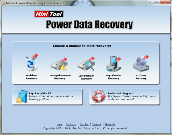 Oporavak podataka MiniTool Power