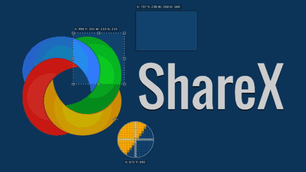 Banner nástroja ShareX