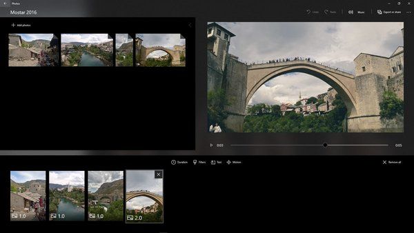 Vylepšená aplikace pro Windows 10 Photos