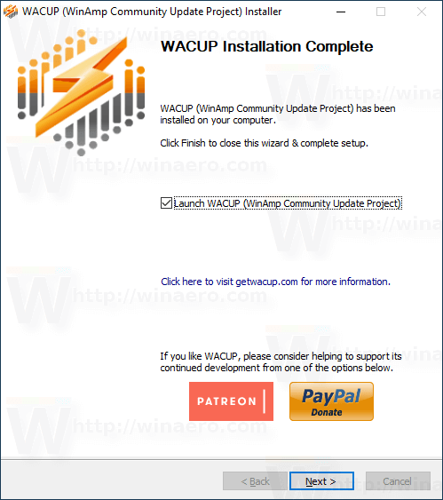 Winamp Wacup 5