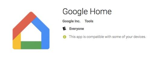 Aplikace Google Home