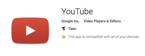 Aplikacija YouTube