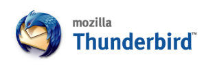 bandera del logotip de Mozilla Thunderbird