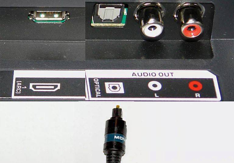 Contoh Output Audio Optik Digital TV