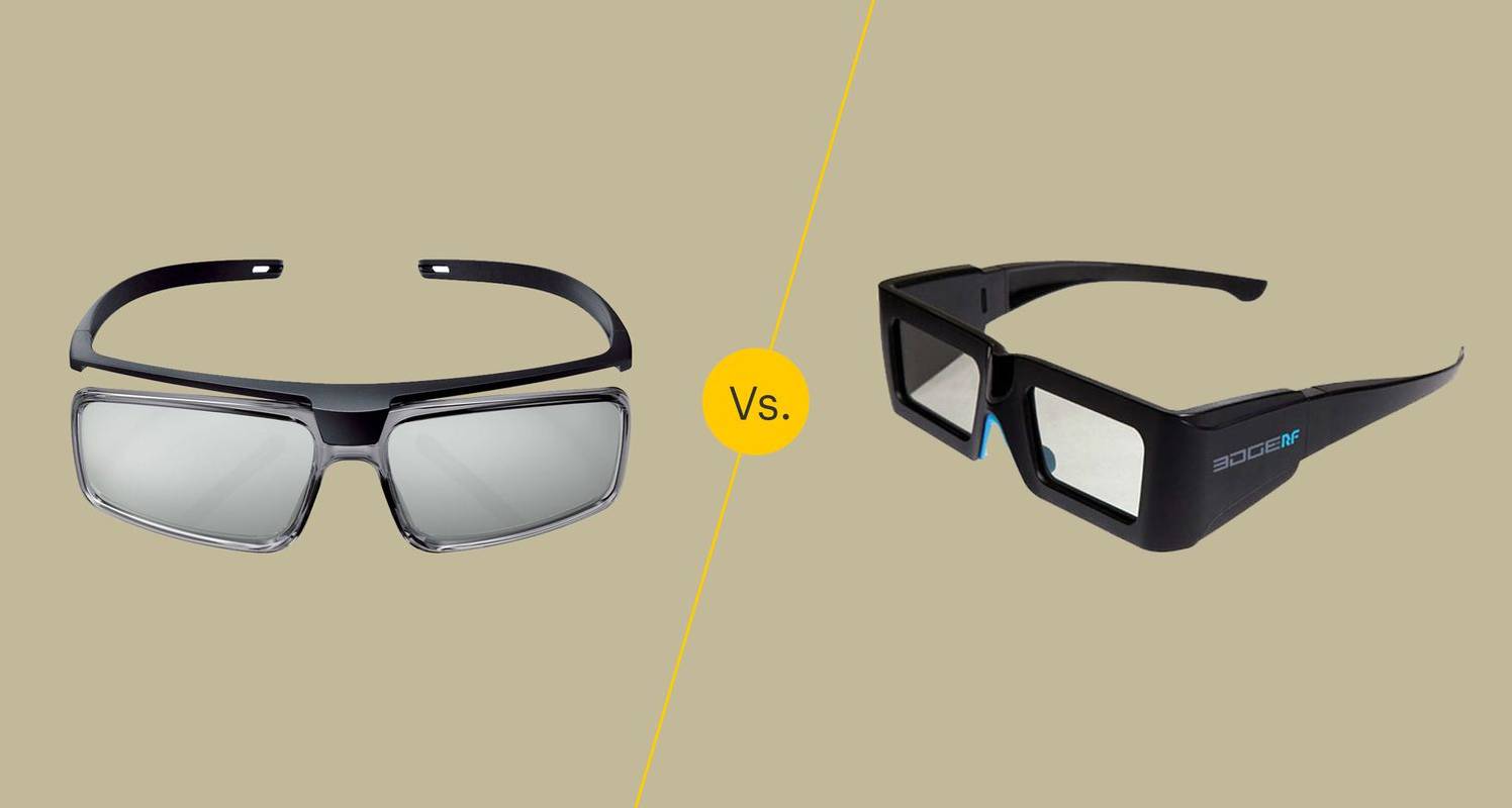 Óculos 3D passivos vs ativos