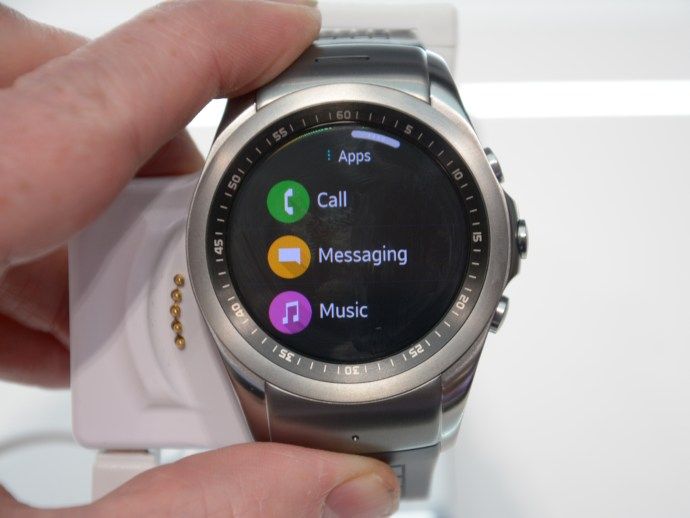 LG Watch Urbane LTE - montrant les applications