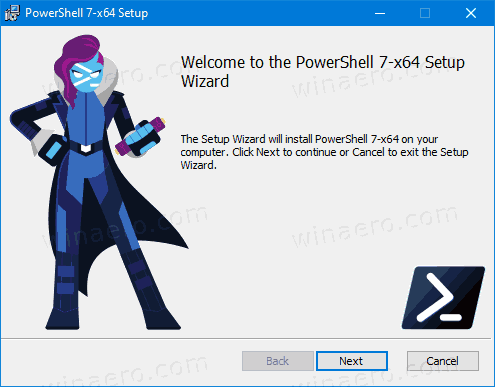 Instalator programu PowerShell 3