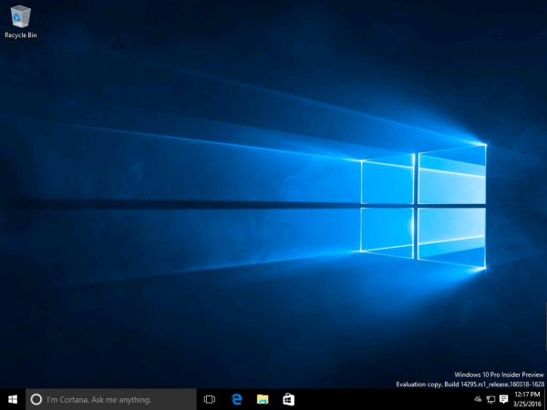 Windows 10 koontiversio 14295
