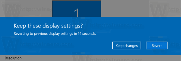 Windows 10-Bildschirmauflösung Änderungen rückgängig machen