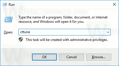 Sintonitzador de text de tipus clar de Windows 10