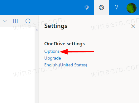 OneDrive 옵션 확인 2
