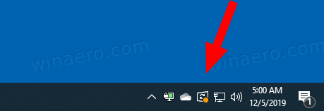 Windows 10: n Windows Update -tila-lokeron kuvake