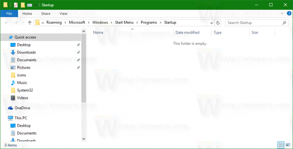 tâche de la corbeille vide dans Windows 10