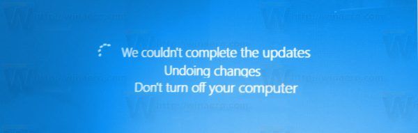 „Windows 10“ nepavyko užbaigti šio naujinimo