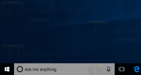 Cortana Predvolené pozadie v roku 15014