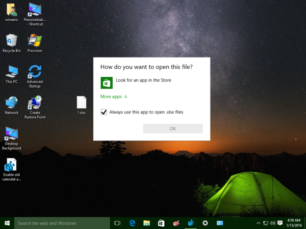 Paghanap sa tindahan ng Windows 10