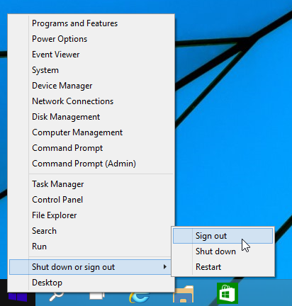 deconectați Windows 10