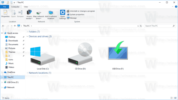 Tukša atkritne operētājsistēmā Windows 10
