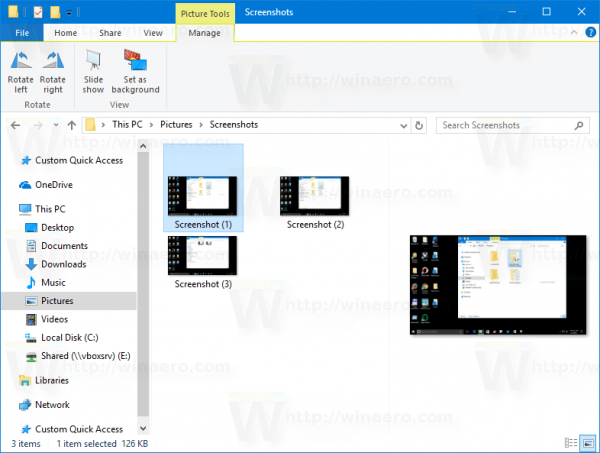 „Windows 10“ Pasukite vaizdą naudodami sparčiuosius klavišus