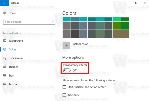 ปิดการใช้งานภาพเคลื่อนไหวใน Windows 10
