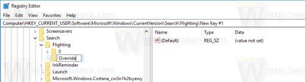 Oppslukende søk i Windows 10