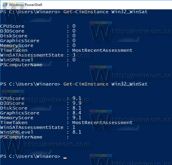 „Windows 10“ „Winaero Tweaker Weindex“