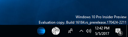 Contacts épinglés Windows 10