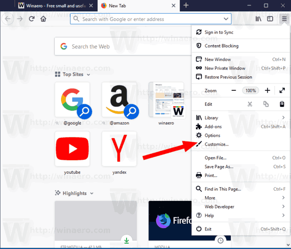 Hindi pinagana ng Mozilla Firefox ang Paglipat ng Tema