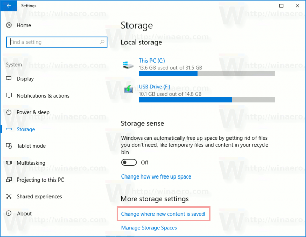 Windows 10 Déplacer les applications vers un autre lecteur