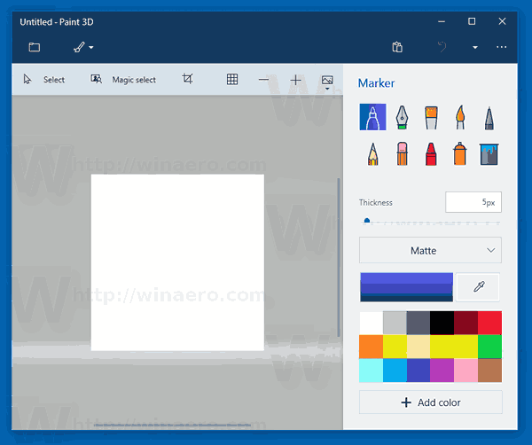 Maľovanie 3D v systéme Windows 10