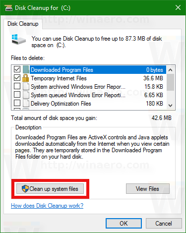 Windows 10 allibera espai
