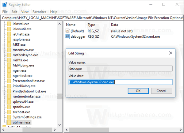 Kunan ang Screen ng Pag-login sa Screenshot Windows 10
