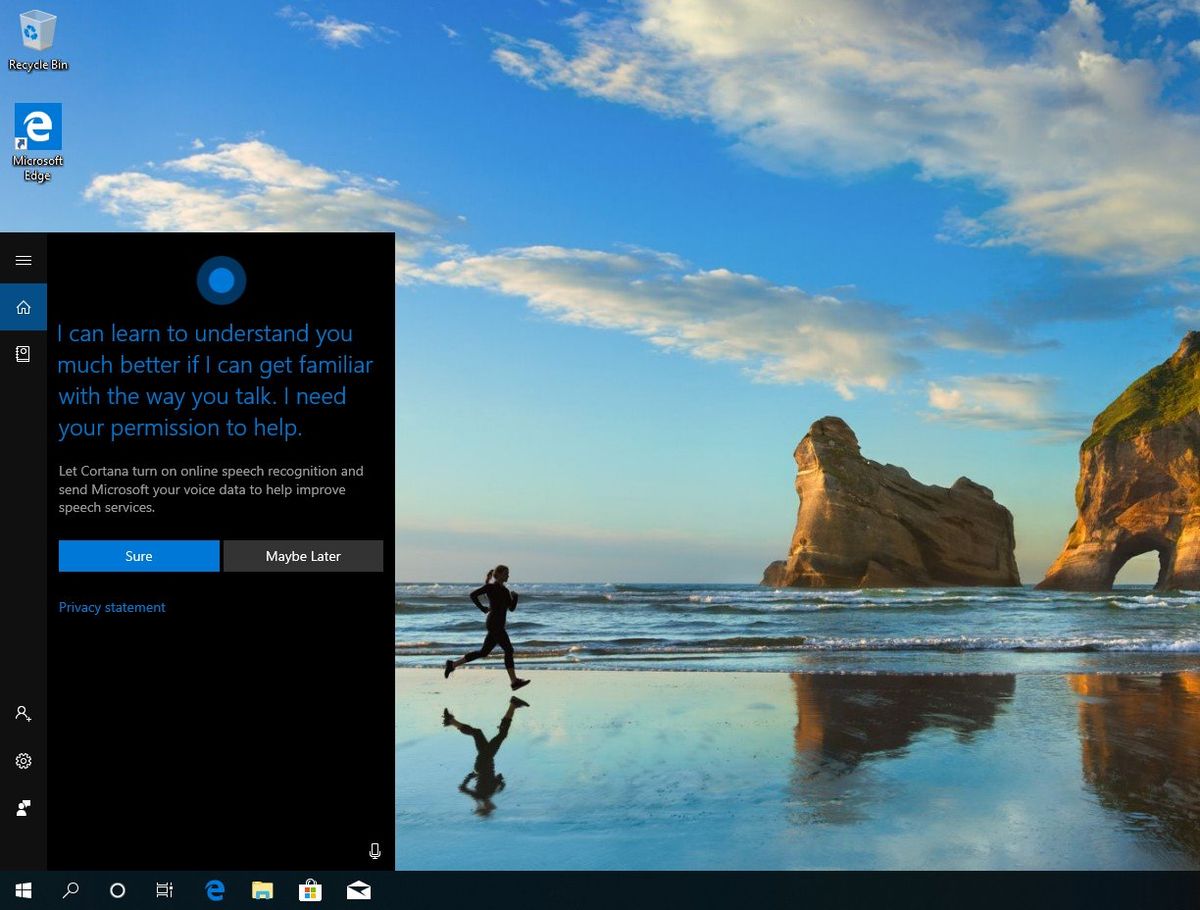 ค้นหา Cortana Split Windows 10 01