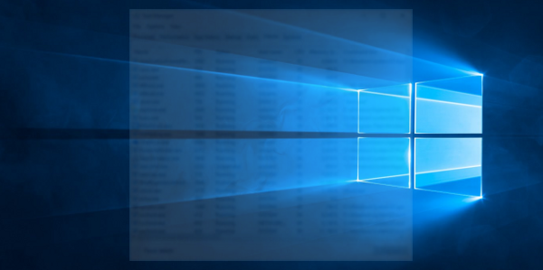 Windows 10 voert een verborgen banner uit