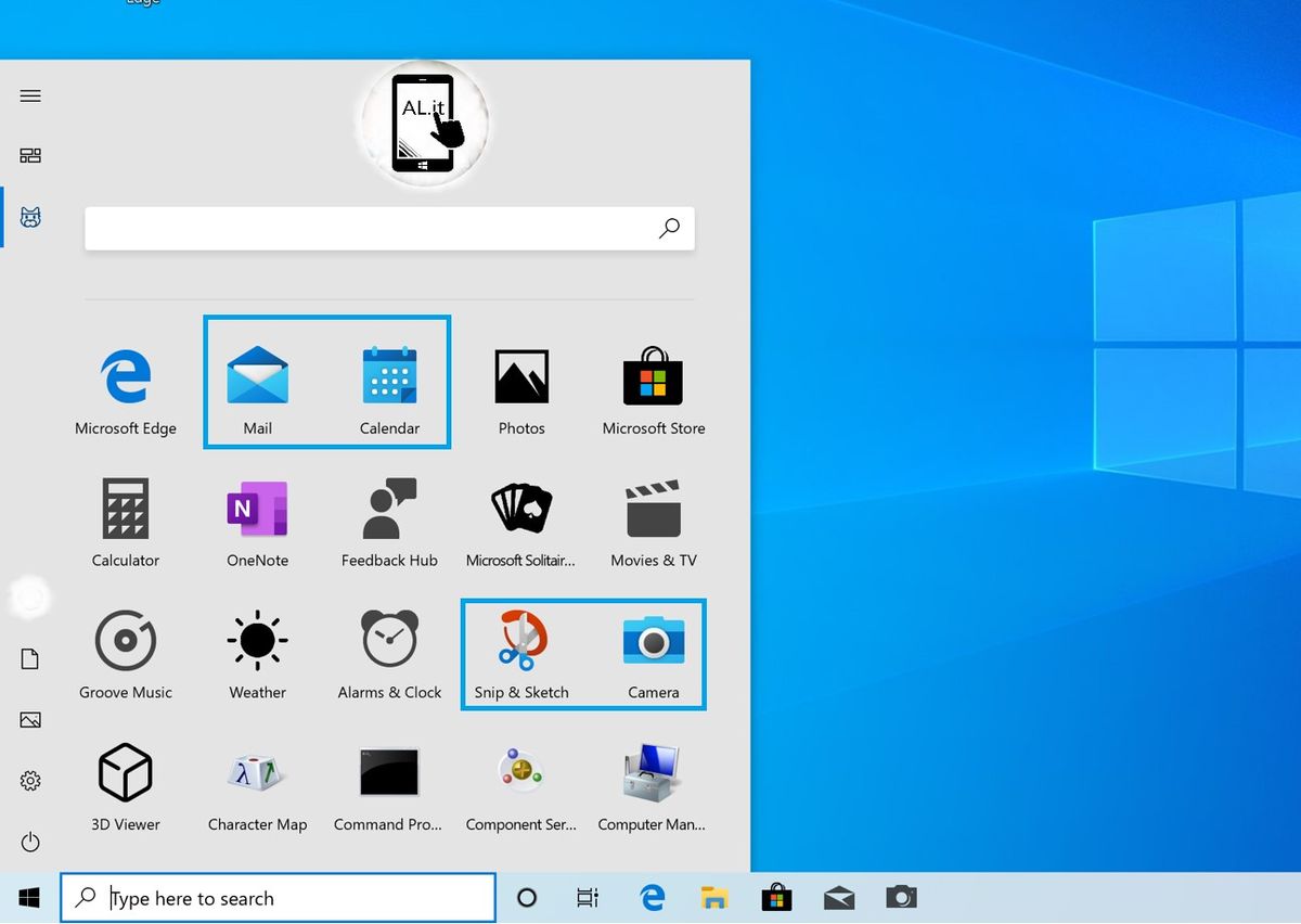 „Windows 10“ naujos fotoaparato piktograma