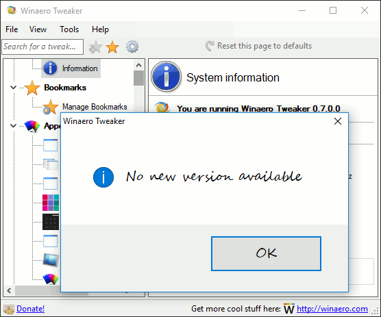 Γραμματοσειρά Windows 10 Custom Message Box