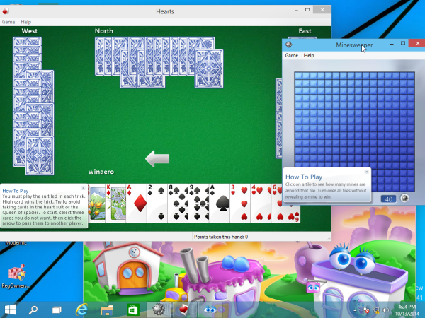 Windows 10-spil fra Windows 7