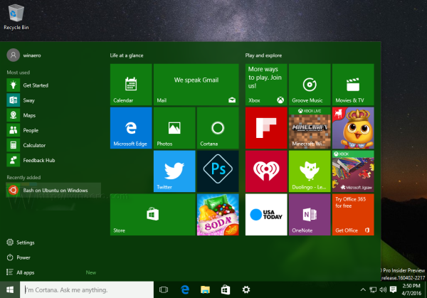 Jalankan Unity di Windows 10