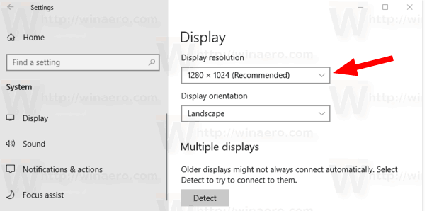 Windows 10 Bildschirmauflösung 2