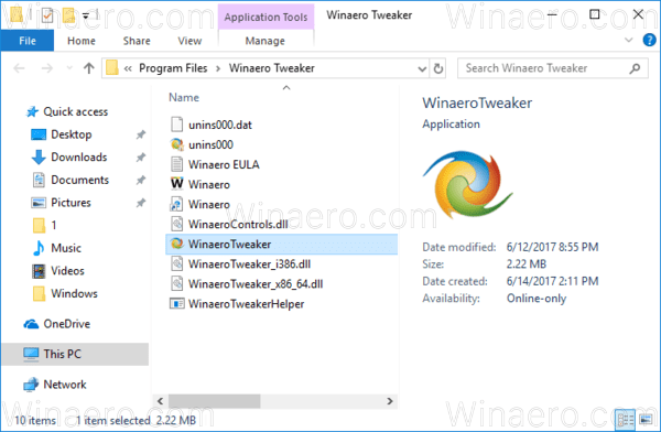 File Explorer Mengaktifkan Pita Panel Detail