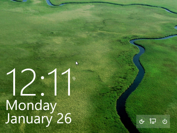 écran de verrouillage Windows 10 2