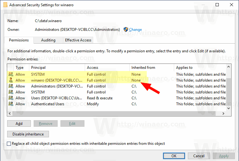 Windows 10: n mukautetut käyttöoikeudet