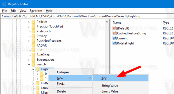Windows 10 Povolenie panela pohlcujúceho vyhľadávania 3