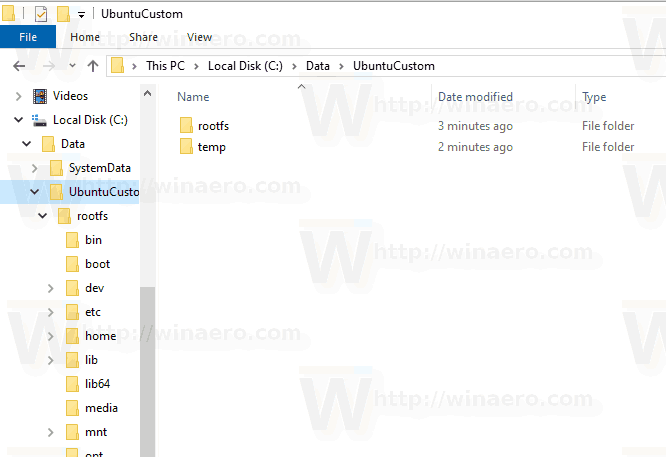 Windows 10 Importované WSL Distro