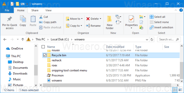 Trwale usuń wstążkę folderów