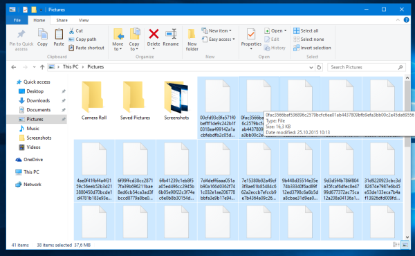 Dávkové přejmenování souborů systému Windows 10