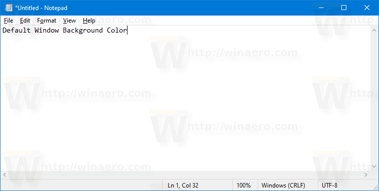Windows 10 -ikkunan taustaväri