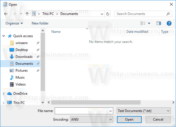 Moderné dialógové okno Uložiť Windows 10