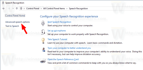Windows 10 Включить распознавание речи, шаг 1