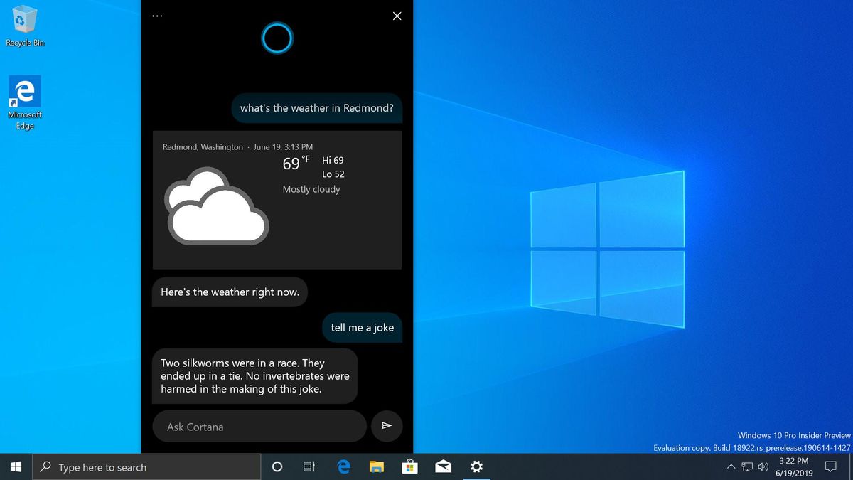 Windows 10 Cortana 4 חדש